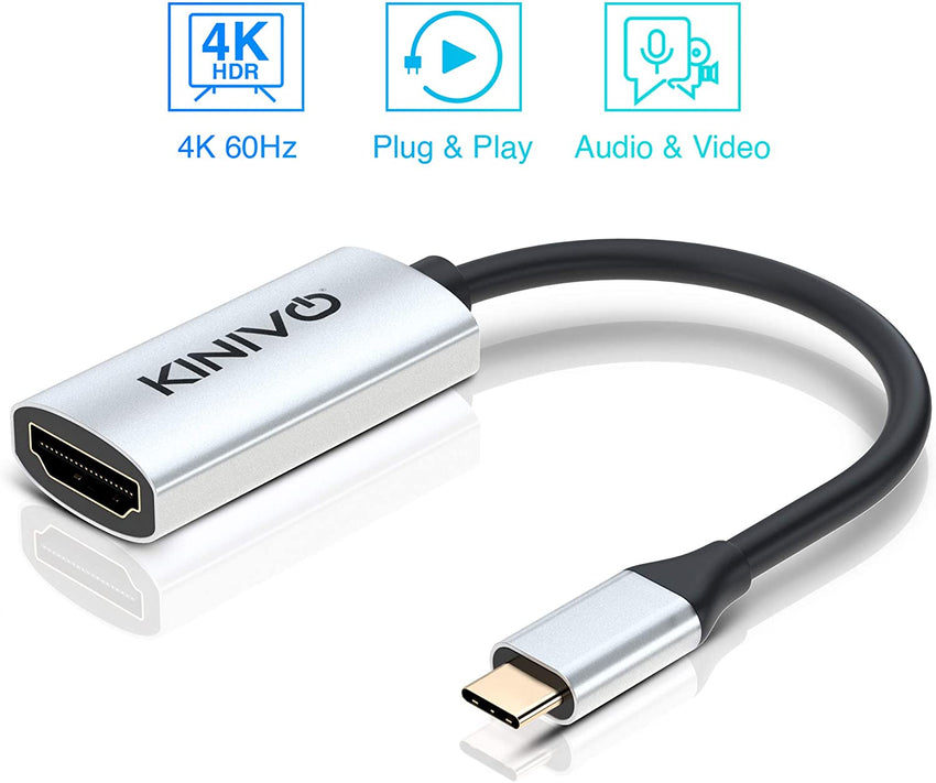 USB-C to Mini DisplayPort Adapter 4K@60Hz - Silver